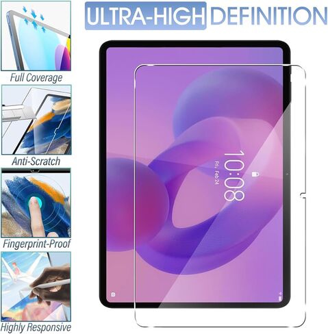 Backlit Keyboard Case for Lenovo Idea Tab 11" 2025 (TB-336ZU/TB-336FU) with Screen Protector, Wineecy 7 Colors Light Detachable Wireless Keyboard PU Leather Folio Case for 11" Lenovo Idea Tab 2025 in Saudi Arabia