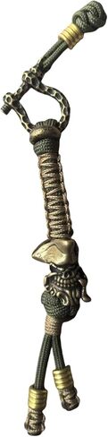 Handmade Lanyards with Brass Beads – Paracord 550 Survival Gear Leash for knives, Outdoor, and EDC Tools in Saudi Arabia
