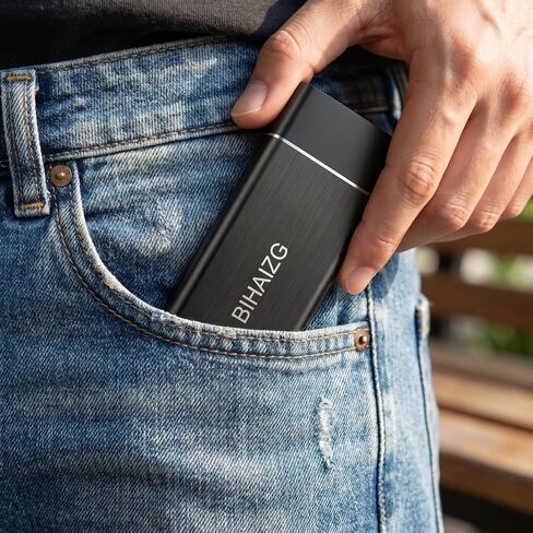 محرك أقراص صلبة خارجي محمول بسعة 256 جيجابايت SSD من النوع c USB 3.1، محرك أقراص USB يصل إلى 500 ميجابايت/ثانية لأجهزة Mac iPhone، الكمبيوتر الشخصي، Android، الكمبيوتر المحمول، الهاتف الذكي، رحلات العمل والاجتماعات تخزين SSD in Kuwait