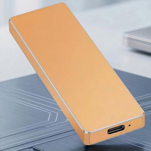 محرك أقراص الحالة الصلبة المحمول SSD المحمول، محرك أقراص الحالة الصلبة USB-C عالي السرعة (ذهبي) in Saudi Arabia