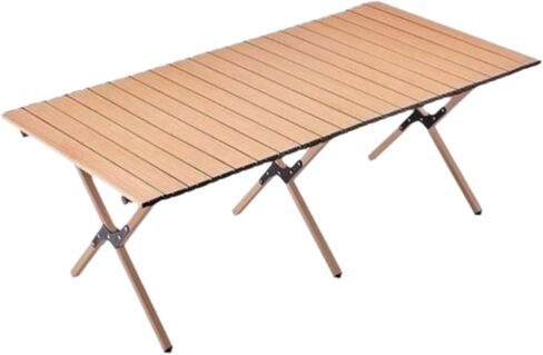 Carbon Steel Camping Table Portable Ultralight Folding Outdoor Table 120CM Black in Saudi Arabia