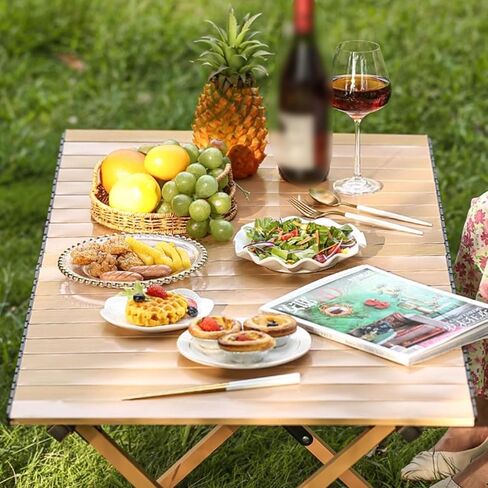 Carbon Steel Camping Table Portable Ultralight Folding Outdoor Table 120CM Black in Saudi Arabia