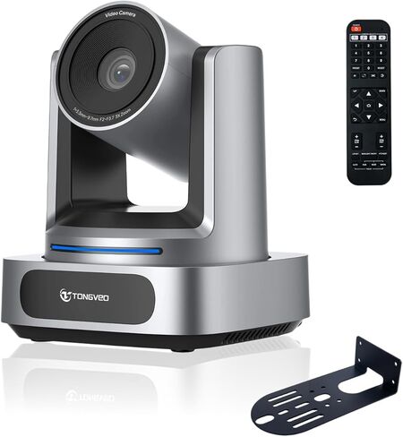 4K Conference Room Camera System, AI Auto-Tracking 4K PTZ Camera 3x Optical Zoom 92° Wide-Angle and Bluetooth Speakerphone 16.4FT Voice Pickup for Conferencing Worship Church Education Medical in Saudi Arabia