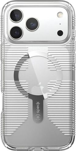 Speck GEMSHELL Grip +MS Case for iPhone 17 Pro Max - Clear/Clear | Slim Protective Grip | Drop Protection | MagSafe Compatible in Saudi Arabia
