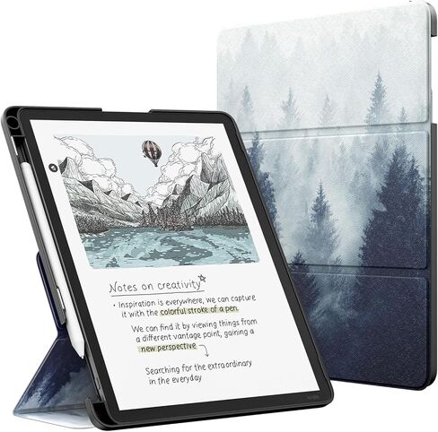 حافظة MoKo بمسند لجهاز Kindle Scribe 3rd وColorsoft 2025 مقاس 11 بوصة، الشكل in Kuwait