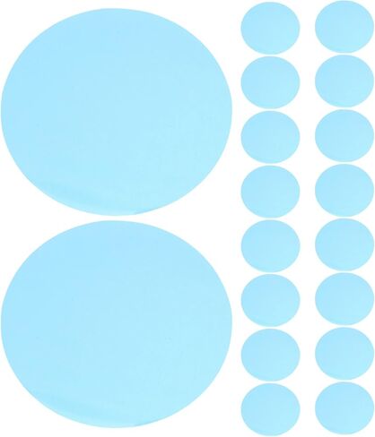 VILLCASE 25pcs LED Diffuser Sheets Ambient Lighting Gel Stickers, 74mm Adhesive Lamp Overlay Decals for LED Downlight Spotlight, Blue Color Filter for Video and Living Room Lighting in Saudi Arabia