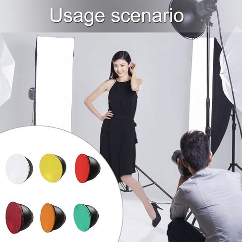 6 Color Flashing Standard Covers Soft Light Cloth Cloth 18cm Diffuser Protective Photography Diffuser in Saudi Arabia