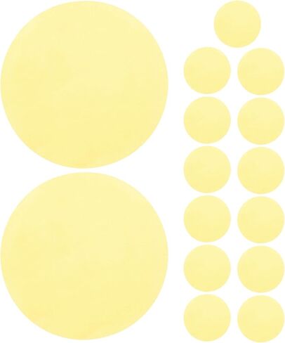 OUNONA 15pcs Self-Adhesive Light Diffuser Film for Recessed Lights, Soft Amber Color Gel Sheets for Ambient LED Lighting, Dimming Compatible Lighting Covers for Home Decor in Saudi Arabia