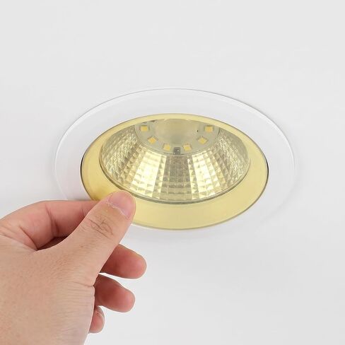 OUNONA 15pcs Self-Adhesive Light Diffuser Film for Recessed Lights, Soft Amber Color Gel Sheets for Ambient LED Lighting, Dimming Compatible Lighting Covers for Home Decor in Saudi Arabia