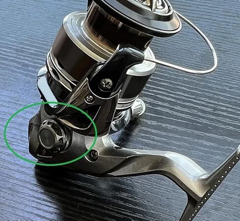 Pack of 2 Screw in Handle Cap Aluminum Alloy Reel Handle Cover Spinning Reel Handle Cap for Shimano Spinning Reel in Saudi Arabia