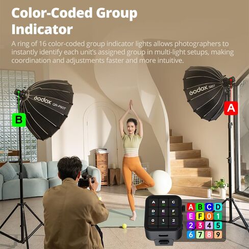 Godox AD100 Pro II AD100Pro II فلاش ستروب خارجي، 100 واط Godox Flash 2.4G TTL 1/8000s HSS، مع بطارية ليثيوم 2850 مللي أمبير، 10 مستويات سطوع، 490 بوبس كامل الطاقة، إعادة تدوير 0.01 ~ 1.5 ثانية in Saudi Arabia
