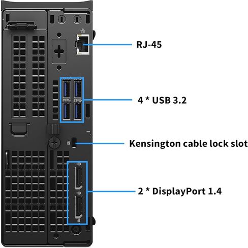 كمبيوتر سطح المكتب Dell Precision 3240 Workstation، Intel Core i7-10700 حتى 4.7 جيجا هرتز، NVIDIA Quadro P1000، 16 جيجا DDR4 RAM 512 جيجا SSD، لوحة مفاتيح وماوس، USB Wi-Fi، Windows 11 Pro (متجدد) in Saudi Arabia