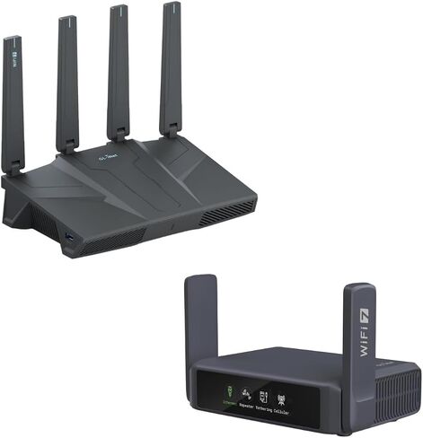 راوتر GL.iNet GL-BE6500 (Flint 3e) WiFi 7 وGL.iNet GL-BE3600 (Slate 7) راوتر السفر المحمول in Saudi Arabia