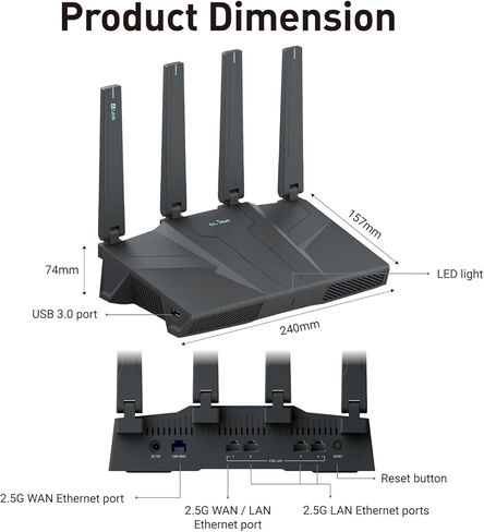 راوتر GL.iNet GL-BE6500 (Flint 3e) WiFi 7 وGL.iNet GL-BE3600 (Slate 7) راوتر السفر المحمول in Saudi Arabia
