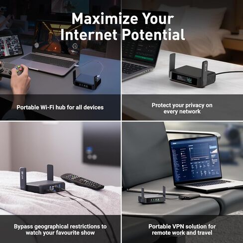 راوتر GL.iNet GL-BE6500 (Flint 3e) WiFi 7 وGL.iNet GL-BE3600 (Slate 7) راوتر السفر المحمول in Saudi Arabia
