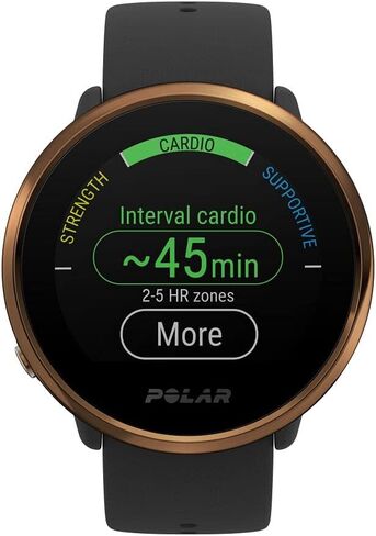 POLAR Ignite - GPS Smartwatch - Fitness Watch with Advanced Wrist-Based Optical Heart Rate Monitor, Training Guide, Waterproof in Saudi Arabia