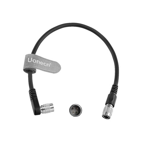 كابل ذكر Uonecn 4 PIN Hirose مقاس 30 سم، صوت/فيديو، زاوية يمين سوداء للموصلات المستقيمة، مسجل طاقة وتوصيل أجهزة الصوت، Wisycom MCR 42s، كاميرا فيديو، كاميرا (وضع الساعة 12) in Kuwait