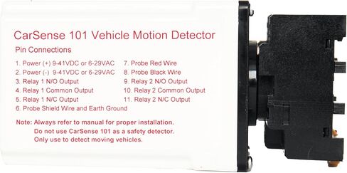 EMX CS-101 CarSense 101 Vehicle Motion Detector Compatible with Gate Operators Overhead Doors and Parking Barriers in Saudi Arabia