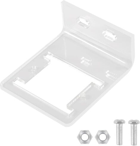 8PCS HC-SR501 Transparent Acrylic Bracket Case Holder IR Pyroelectric Infrared Motion Sensor Detector Module for DIY Kit (Without HC-SR501) in Saudi Arabia
