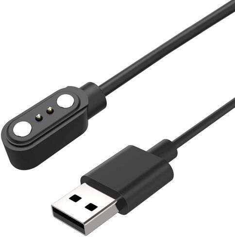 VeryFit Smart Watch Charger Magnetic 2 Pin, USB Charging Cable Replacement Smartwatch Cord Compatible with AEAC AR-01 Pro, IDW28 (2 Pack) in Saudi Arabia