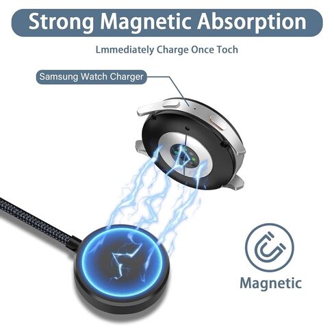 100W 4 in 2 Multi Charging Cable 10FT for Samsung Galaxy Watch 8/7/6/5, Magnetic Samsung Watch and Phone Charger, USB C/Lightning/Micro USB Fast Charging Cord for iPhone 17/16/15/14/13/Galaxy S25/S24 in Saudi Arabia