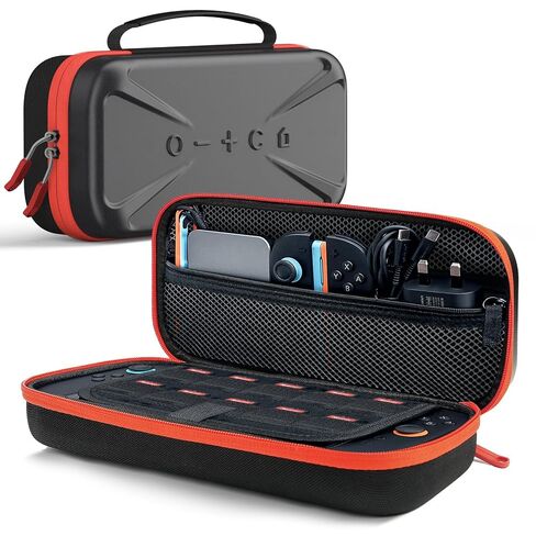 TRANSNOVO 2 Pack Screen Protector and Large Capacity Carrying Case Compatible with Nintendo Switch 2 in Saudi Arabia