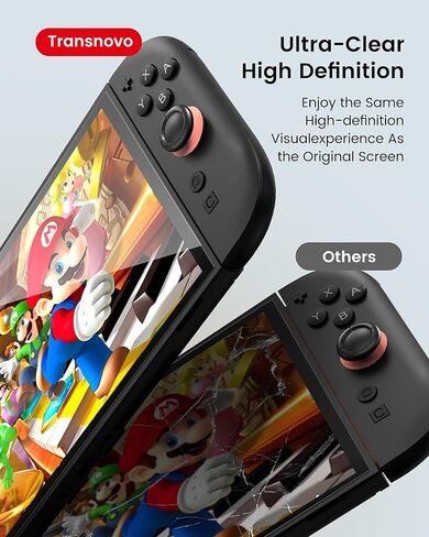 TRANSNOVO 2 Pack Screen Protector and Large Capacity Carrying Case Compatible with Nintendo Switch 2 in Saudi Arabia
