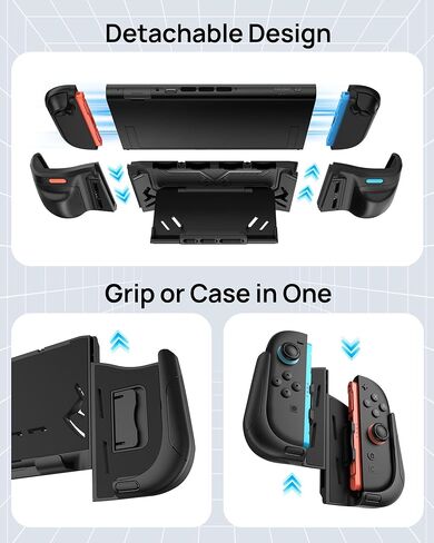 TRANSNOVO 2 Pack Screen Protector and Protective Case for Nintendo Switch 2 in Saudi Arabia
