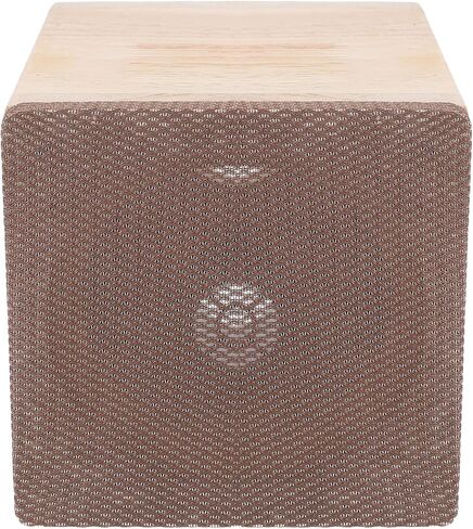 Mikinona 4-inch Wooden Subwoofer Enclosure Box for Car Audio, Solid Wood Speaker Housing Compatible with Truck and Automotive Sound Systems, Behind Seat Installation in Saudi Arabia