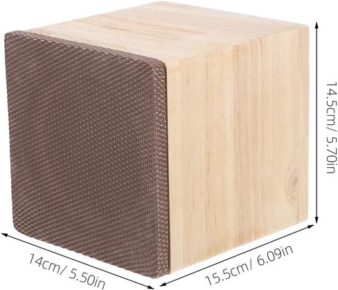 Mikinona 4-inch Wooden Subwoofer Enclosure Box for Car Audio, Solid Wood Speaker Housing Compatible with Truck and Automotive Sound Systems, Behind Seat Installation in Saudi Arabia
