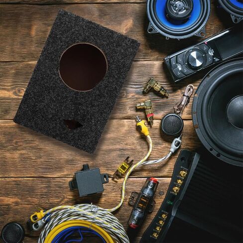 5 Inch Vehicle Audio Speaker Cabinet Wooden Subwoofer Enclosure Car Sound System DIY Box for Truck and Car Audio Installation in Saudi Arabia