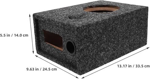 5 Inch Vehicle Audio Speaker Cabinet Wooden Subwoofer Enclosure Car Sound System DIY Box for Truck and Car Audio Installation in Saudi Arabia