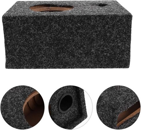 5 Inch Vehicle Audio Speaker Cabinet Wooden Subwoofer Enclosure Car Sound System DIY Box for Truck and Car Audio Installation in Saudi Arabia