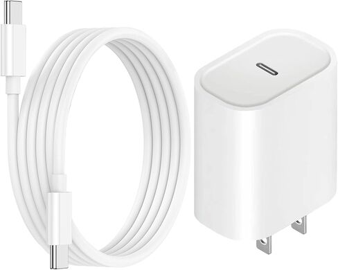 شاحن USB C سريع لهاتف Samsung Galaxy A17 A16 A15 A14، A36 A35 A32، A56 A55 A54 A53، S25 S24 S23، كابل USB-C بطول 6.6 قدم، محول طاقة 20 وات in Kuwait