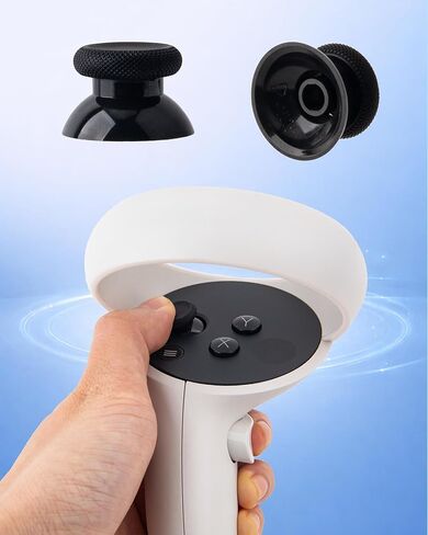 TOMISN Thumbstick Replacement Kit for Oculus Quest 2, for Meta Quest 3, for Quest 3S Controller - Thumb Sticks VR Accessories Repair Parts for Quest Pro Left Right Controllers Joystick Cover with Tool in Kuwait