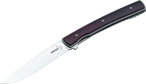 Boker Plus® Urban Trapper Gentleman - سكين جيب Gentleman بشفرة VG-10 - سكين مجلد بمقبض خشبي cocobolo - سكين جيب صغير للرجال مع مشبك in Kuwait