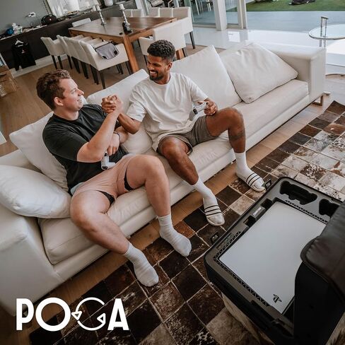 حقيبة السفر POGA LUX لجهاز PlayStation 5 Premium المحمول متضمنة. عربة وشاشة ألعاب AOC مقاس 24 بوصة - (V2 - مكبر صوت بلوتوث اختياري) باللون الأسود in Saudi Arabia