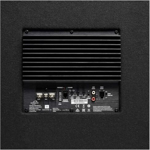 JBL SUBBP12AM - 450 وات (150 وات RMS) 12 بوصة مضخمة 12 بوصة. مضخم صوت مستدير مع تحكم في المستوى الفرعي وباس خالٍ من التشويه مع حزمة حامل هاتف مغناطيسي الجاذبية in Saudi Arabia