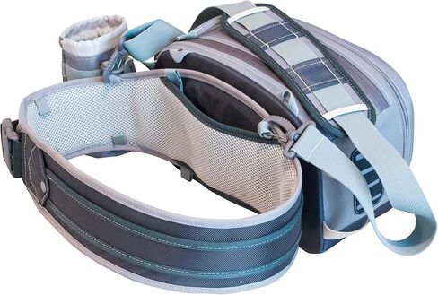 Method Works Fishing Sliding 9L Fly Fishing Waist Pack - Modular Lumbar Pack with Net Holster, Magnetic Quick-Access Pockets, Adjustable Belt & Shoulder Strap, Water-Resistant Fly Fishing Bag in Saudi Arabia