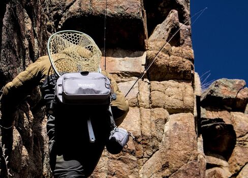 Method Works Fishing Sliding 9L Fly Fishing Waist Pack - Modular Lumbar Pack with Net Holster, Magnetic Quick-Access Pockets, Adjustable Belt & Shoulder Strap, Water-Resistant Fly Fishing Bag in Saudi Arabia