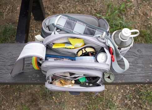 Method Works Fishing Sliding 9L Fly Fishing Waist Pack - Modular Lumbar Pack with Net Holster, Magnetic Quick-Access Pockets, Adjustable Belt & Shoulder Strap, Water-Resistant Fly Fishing Bag in Saudi Arabia