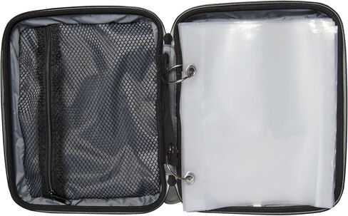 Calcutta Squall Molded Bait Binder | Mossy Oak Coastal Shoreline Pattern | 8 Removable Clear Plastic Sleeves | Compression Molded Durability | Soft Bait Organizer in Saudi Arabia