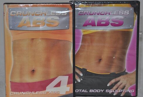 Crunchless ABS 4 and Crunchless ABS Total Body Sculpting - Set of two (2) DVDs in Saudi Arabia