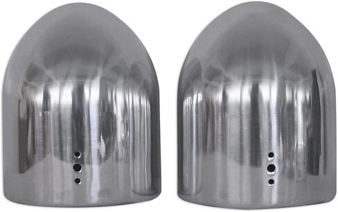 Rockville RKL80MB Bundle: Pair 8-in 900-Watt Peak / 450-Watt RMS 2-Way Black Marine Boat Speakers with LEDs, Pair 7.7-in Polished Silver Aluminum Wakeboard Speaker Enclosures, 2-Items in Saudi Arabia