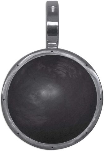 Rockville RKL80MB Bundle: Pair 8-in 900-Watt Peak / 450-Watt RMS 2-Way Black Marine Boat Speakers with LEDs, Pair 7.7-in Polished Silver Aluminum Wakeboard Speaker Enclosures, 2-Items in Saudi Arabia