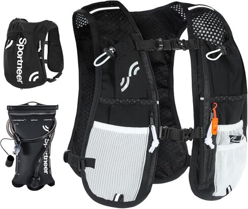 Sportneer Hydration Backpack: Lightweight Water Pack with 1.5L Bladder, Hydro Water Daypack for Running Hiking Biking Cycling for Women Men in Saudi Arabia
