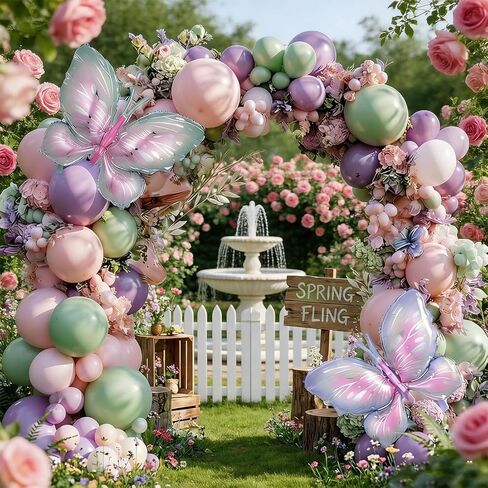 145Pcs Dusty Blue Brown Balloon Garland Arch Kit, Bear Baby Shower Decoration with Boho Brown Nude Blue Balloons for Gender Reveal and Birthday Party Decoration in Saudi Arabia