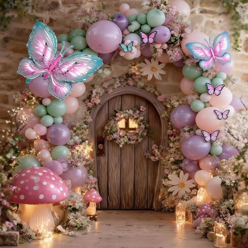 145Pcs Dusty Blue Brown Balloon Garland Arch Kit, Bear Baby Shower Decoration with Boho Brown Nude Blue Balloons for Gender Reveal and Birthday Party Decoration in Saudi Arabia