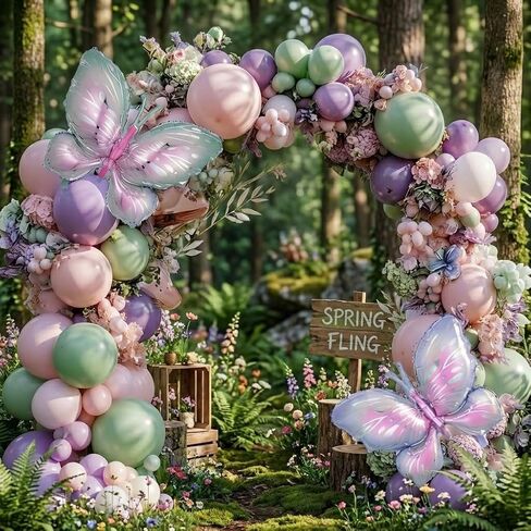 145Pcs Dusty Blue Brown Balloon Garland Arch Kit, Bear Baby Shower Decoration with Boho Brown Nude Blue Balloons for Gender Reveal and Birthday Party Decoration in Saudi Arabia