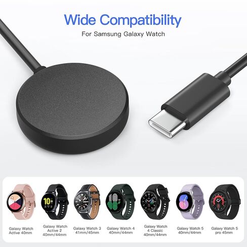 AWINNER Compatible for Samsung Galaxy Watch Charger USB C Cable (1 Pack) in Saudi Arabia